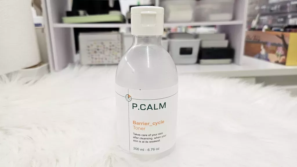 K Beauty Routine Sensitive Skin 2026: A Minimalist 3-Step Guide 2 P.CALM Barrier Cycle Toner for fragrance-free hydration step. k-beauty-routine-sensitive-skin-2026