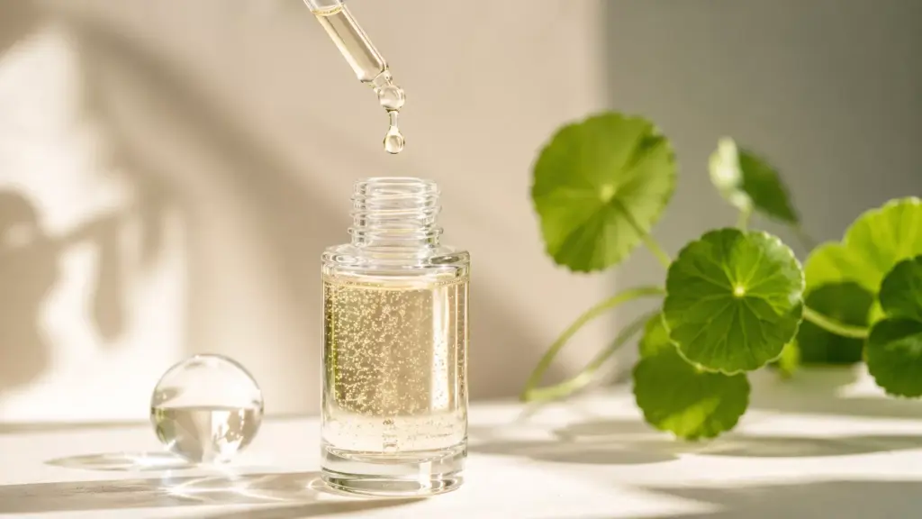 K-Beauty Vitamin C Guide: How to Achieve Radiant Skin Without Irritation 2 A visual breakdown showcasing different serum textures for the K-Beauty Vitamin C Guide to prevent skin irritation.