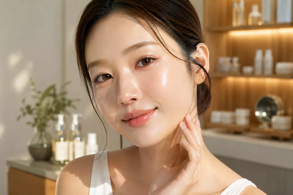 K-Beauty Bakuchiol Benefits: Glass Skin Guide 2 Professional product shot highlighting K-Beauty Bakuchiol Benefits for achieving a flawless glass skin finish without irritation.